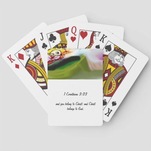 Jezus eerst pokerkaarten (Achterkant)