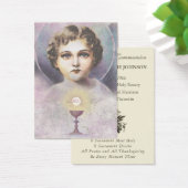 Jezus Eerste Heilige Communie herinnert de Heilige Visitekaartje (Bureau)