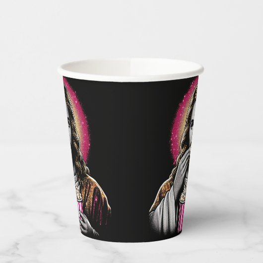 Jezus eet popcornpapierbeker! papieren bekers (Links)