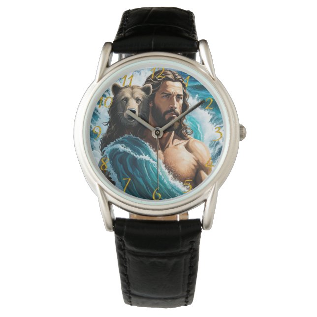 Jezus en Beer Horloge (Voorkant)