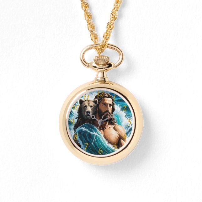 Jezus en Beer Horloge (Voorkant)