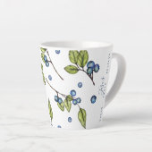 Jezus en Blauwe bessen Latte Mok (Rechterhoek)