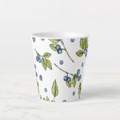 Jezus en Blauwe bessen Latte Mok (Voorkant)