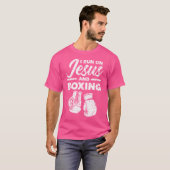 Jezus en Boxer Christelijke professoren T-shirt (Voorkant volledig)