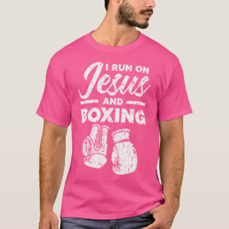 Jezus en Boxer Christelijke professoren T-shirt