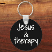 Jezus en Christelijke Humor voor Christelijke Co. Sleutelhanger (Voorkant)
