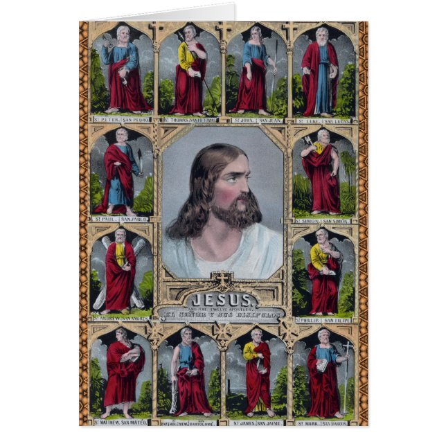 Jezus en de 12 apostelen (Voorkant)