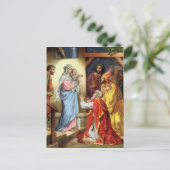 Jezus en de 3 koningen briefkaart (Staand voorkant)