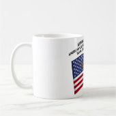 Jezus en de Amerikaanse soldaten hebben ons oversp Koffiemok (Links)