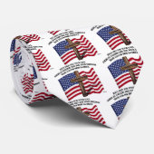 Jezus en de Amerikaanse soldaten hebben ons oversp Stropdas (Opgerold)