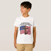 Jezus en de Amerikaanse soldaten hebben ons oversp T-shirt (Voorkant volledig)