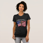 Jezus en de Amerikaanse soldaten hebben ons oversp T-shirt (Voorkant volledig)