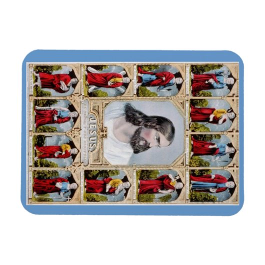 Jezus en de Apostelen magneet (Horizontaal)