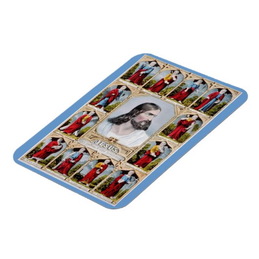 Jezus en de Apostelen magneet (Linkerzijde)