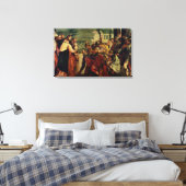 Jezus en de eeuw canvas afdruk (Insitu (Slaapkamer))