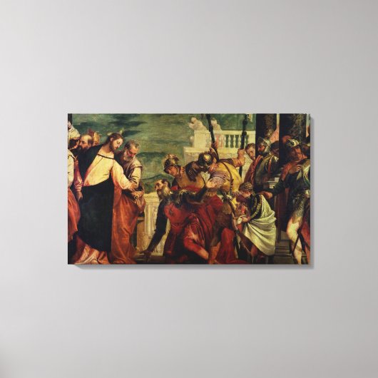 Jezus en de eeuw canvas afdruk (Voorkant)