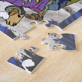 Jezus en de geldwisselaars legpuzzel (Zijkant)