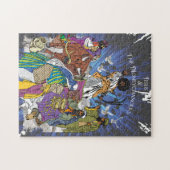 Jezus en de geldwisselaars legpuzzel (Horizontaal)