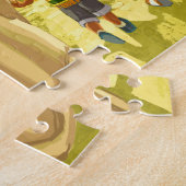 Jezus en de kinderen op een reis legpuzzel (Zijkant)