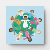 Jezus en de kinderen van alle volken fotoplaat (Voorkant)