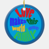 Jezus en de kleine kinderen keramisch ornament (Achterkant)