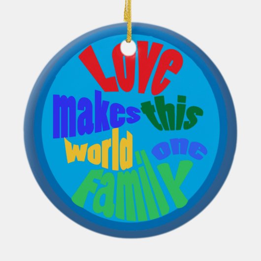 Jezus en de kleine kinderen keramisch ornament (Achterkant)