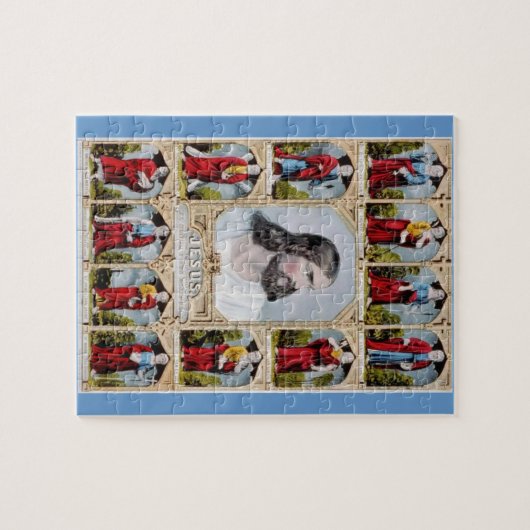 Jezus en de puzzel van de apostel (Horizontaal)