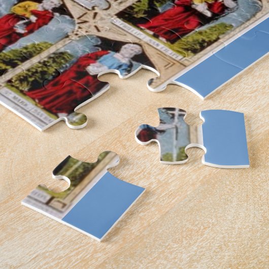 Jezus en de puzzel van de apostel (Zijkant)