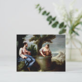 Jezus en de Samaritaanse vrouw Briefkaart (Staand voorkant)