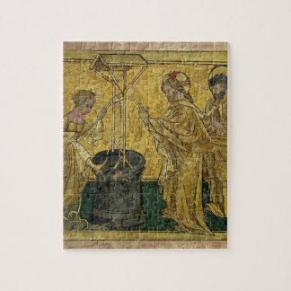 Jezus en de Samaritan Woman bij de Well Legpuzzel