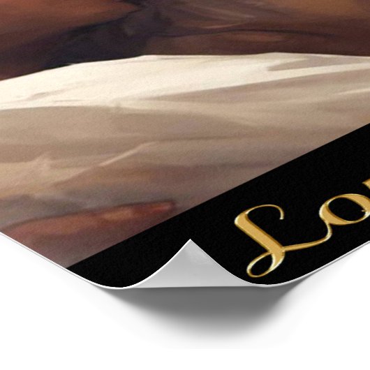 Jezus en de Schrift van het kind Poster (Hoek)