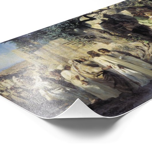 Jezus en de Sinners Foto Afdruk (Hoek)