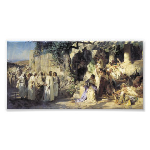 Jezus en de Sinners Foto Afdruk