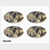 Jezus en de Sinners Ovale Sticker (Vel)