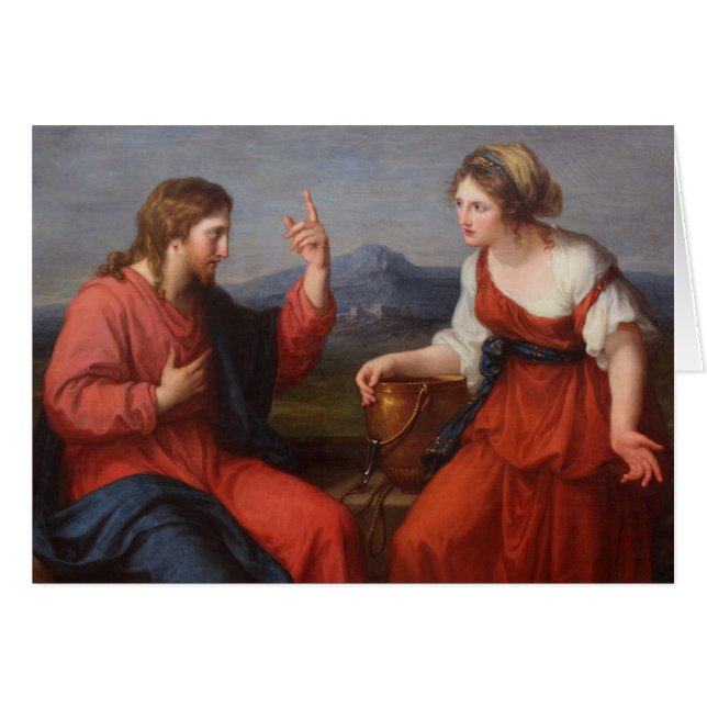Jezus en de Vrouw aan de Nou (Voorkant Horizontaal)