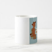 Jezus en Duivel hebben een Mok voor de Coffee Pixe (Center)