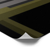 Jezus en duivel spelen videogames Pixel Art Poster (Hoek)