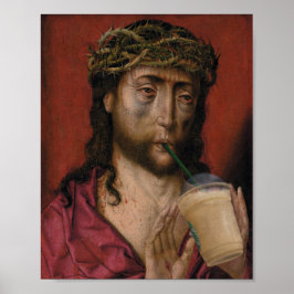 Jezus en een aanhoudende dorst poster