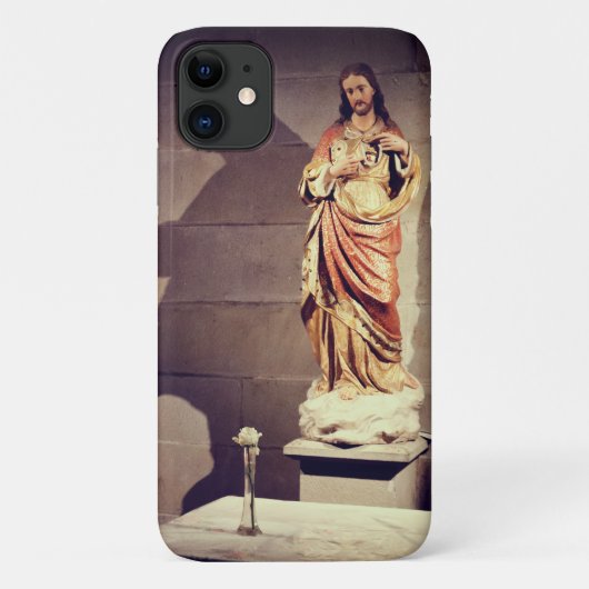Jezus en een enkele witte roos Case-Mate iPhone case (Achterkant)