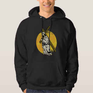 Jezus en een kruisreligie Goede Vrijdag Christelij Hoodie