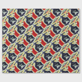 Jezus en een ufo cadeaupapier (Vlak)