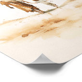 Jezus en het kind - Christelijke digitale prentkun Poster (Hoek)