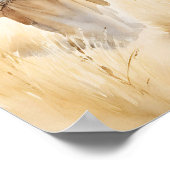 Jezus en het Lam Waterverf Art Print (Hoek)