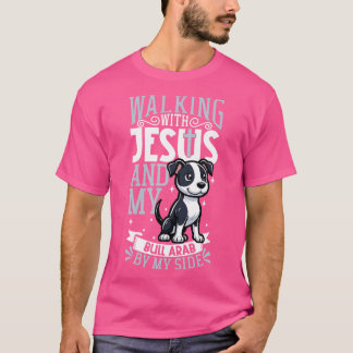 Jezus en hond Bull Arab T-shirt