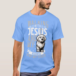 Jezus en hond Kuvasz T-shirt