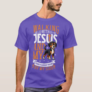 Jezus en hond Transylvanische Hond T-shirt