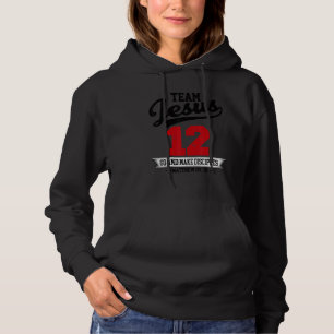 Jezus en honkbalteam Jezus christelijk Matteüs 28 Hoodie