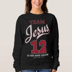 Jezus en honkbalteam Jezus Christelijk Trui