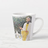 Jezus en ik met koffie of thee latte mok (Rechts)