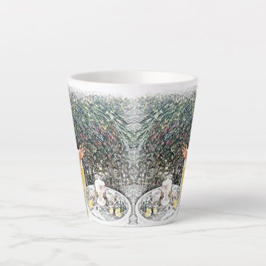 Jezus en ik met koffie of thee latte mok (Voorkant)